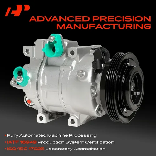 Miniatura 3 de A-Premium Compresor de A/C con embrague compatible con Hyundai Accent 1.6L 2006-2009, Dodge Attitude 1.6L 2006-2010 2012