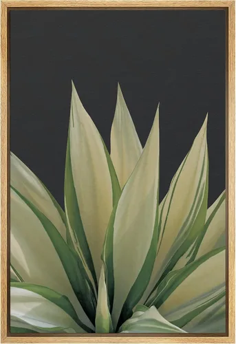 Miniatura 24 de SIGNWIN Lienzo enmarcado para pared, diseño de planta de bosque de montaña verde pastel, naturaleza, ilustraciones de área silvestre, arte moderno