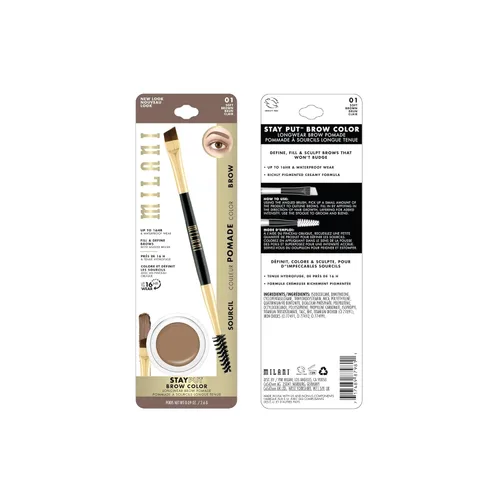 Miniatura 2 de Milani Stay Put Brow Color Tinte para cejas, Castaño