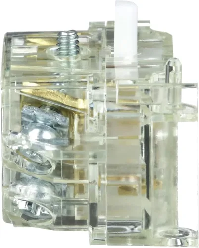 Miniatura 7 de Schneider Electric Bloque de contacto para maquinaria industrial, se adapta a recortes de 1.181 in de diámetro, retorno de resorte, 1NO y 1NC