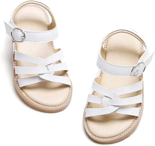 Miniatura 127 de THEE BRON Sandalias cómodas para niñas, zapatos para niños, sandalias rellenas