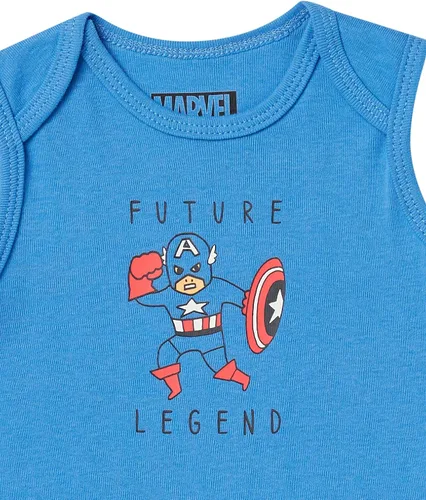 Miniatura 4 de Tienda Essentials Disney Marvel Star Wars Baby Boys Sleeveless Bodysuits Pack of 6