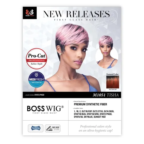 Miniatura 2 de BOBBI BOSS Peluca de pelo sintético premium M1051 Tisha (1)