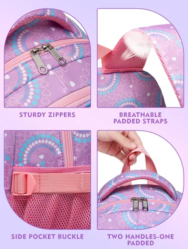 Miniatura 36 de BLUEFAIRY - Mochilas para niños y niñas, escuela primaria, jardín de niños
