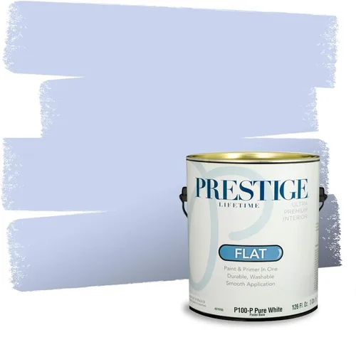 Miniatura 1022 de Pintura Exterior + imprimación PRESTIGE, todo-en-uno, 1 galón, acabado mate, color comparable al Valspar* Royal Gray* VS151-Gris real