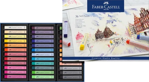 CS GOLDFABER GIZ PAST. SC.LONGO 36 COLORES, Faber-Castell, 128336, Mulicor, 36 colores