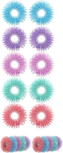 Miniatura 12 de Mr. Pen - Anillos sensoriales con puntas, paquete de 10, tonos de joya, juguetes sensoriales para aliviar el estrés, anillo para ansiedad