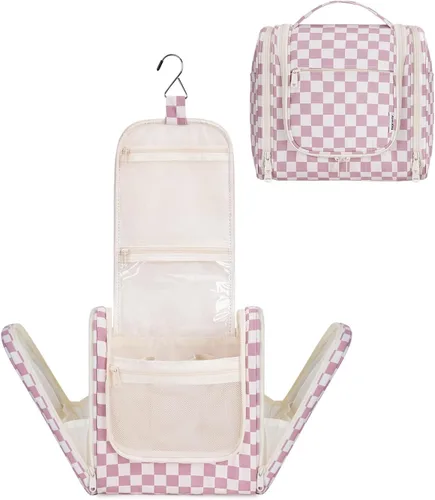 Miniatura 8 de Bolsa de Aseo Colgante Narwey para Mujeres, Organizador de Maquillaje de Viaje, Bolsa de Artículos de Aseo para Cosméticos, Accesorios Esenciales