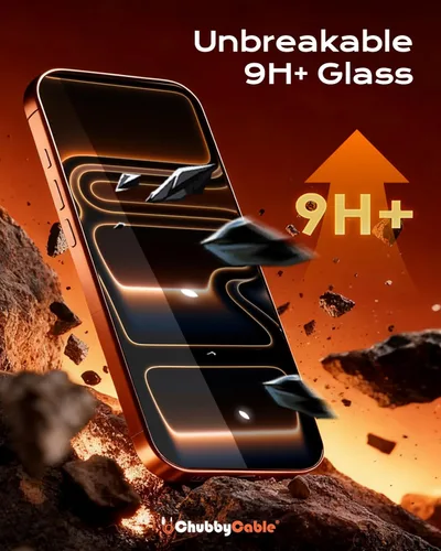 Miniatura 5 de chubbycable ChubbyShield Ultra - Protector de pantalla de vidrio templado HD para iPhone 17 Pro Max HD, caja de instalación ultra fácil, eliminación