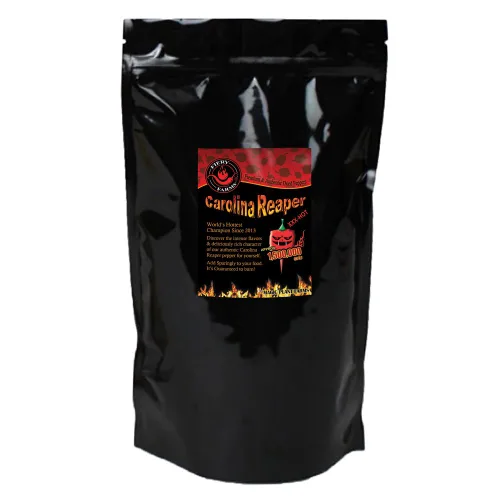 Miniatura 10 de Fiery Farms - Cápsulas enteras de pimienta roja extremadamente picante Carolina Reaper XXX Heat Complex sabor dulce afrutado – Cápsulas de chile