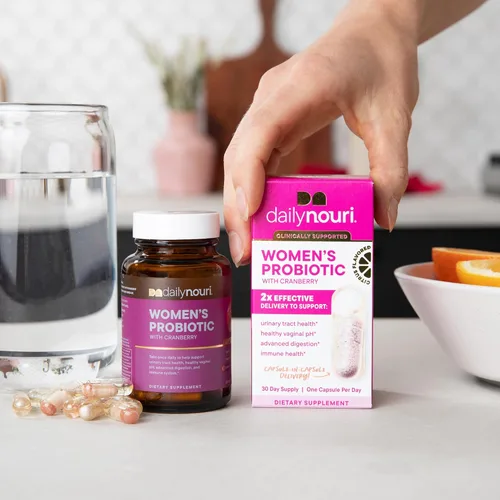 Miniatura 2 de Daily Nouri Suplemento de probióticos para mujeres Apoya el pH vaginal, el tracto urinario, la salud digestiva e inmune 5 cepas clínicamente