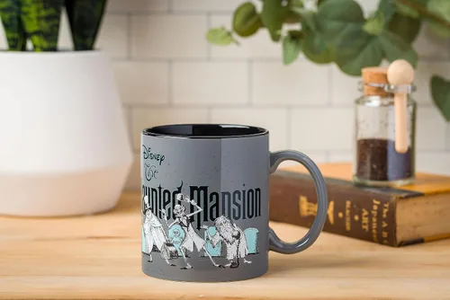 Miniatura 5 de Silver Buffalo Haunted Mansion Beware - Taza de cerámica, 20 onzas