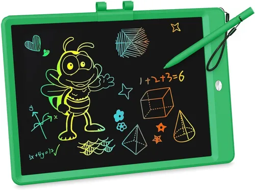 Miniatura 13 de KOKODI Tableta de escritura LCD, regalos para niños y niñas de 3 años, tablero de dibujo de 10 pulgadas, tablero de garabato colorido, tableta