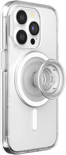 Miniatura 7 de PopSockets Funda para iPhone 15 Plus con agarre redondo compatible con MagSafe, funda para iPhone 15 Plus, compatible con carga inalámbrica - Aura