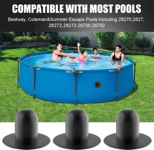 Miniatura 4 de 2 piezas de repuesto para bomba de piscina de tierra para orificio de filtro Intex Bestway piezas de piscinas, enchufe de natación en tierra, tapón