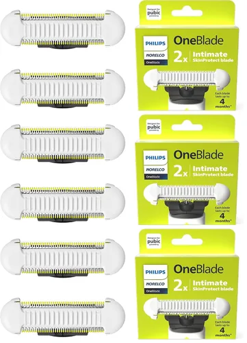 Miniatura 9 de Cuchilla de repuesto Philips Norelco OneBlade Skin Protect, para afeitadora y recortadora eléctrica OneBlade, acero inoxidable duradero, recorte