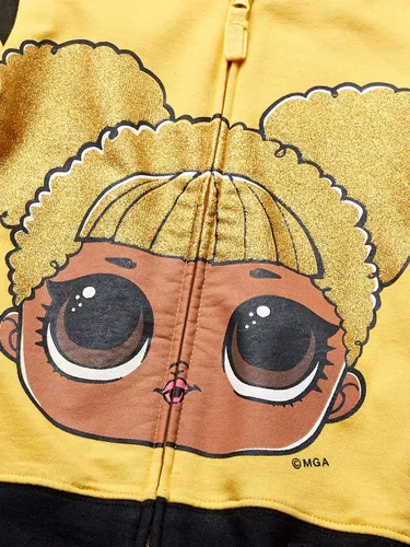 Miniatura 3 de L.O.L. Surprise! Sudadera con capucha The Glitterati Crystal Queen con cremallera para niña