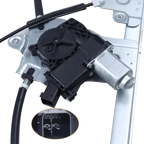 Miniatura 5 de SHOWSEN 741-306 Regulador de ventana eléctrica con motor para lado del conductor delantero izquierdo, nuevo, compatible con Honda Accord 2003-2007 4