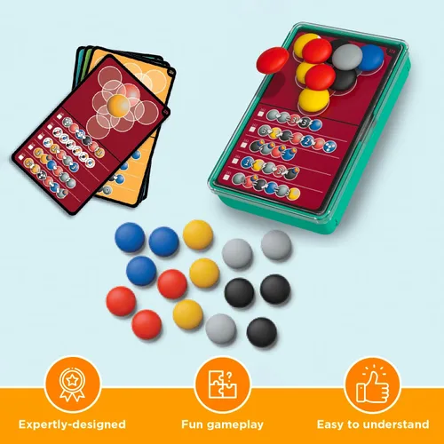 Miniatura 7 de Dimension: The Brain Game to Go - Juego de rompecabezas de apilamiento 3D con 200 desafíos y 4 niveles de dificultad para edades de 8 años
