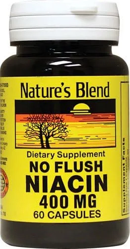 Miniatura 2 de Nature's Blend Niacina No Flush 400 mg 60 Cápsulas
