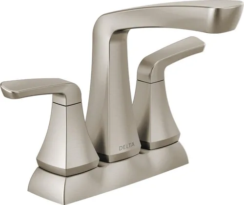 Miniatura 9 de Delta Faucet Vesna - Grifo de baño negro mate, grifo de baño central, conjunto de drenaje, captura de drenaje sin preocupaciones, negro mate