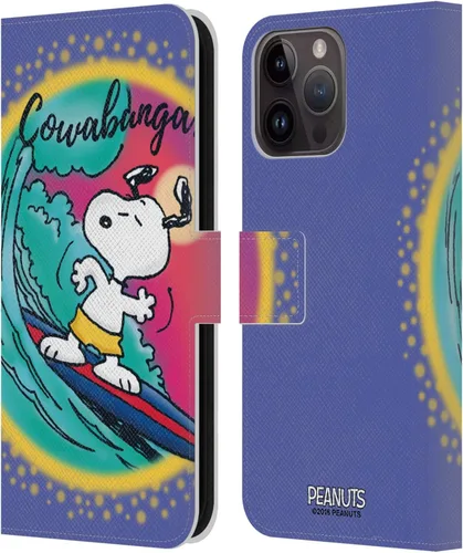 Miniatura 71 de Head Case Designs Funda de piel con licencia oficial de Peanuts Beach Surf Snoopy Boardwalk Airbrush compatible con Apple iPhone 11