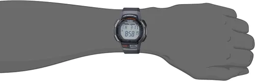 Miniatura 2 de Casio WS-1000H-1AVCF Reloj de cuarzo negro con pantalla digital de 10 años para hombre