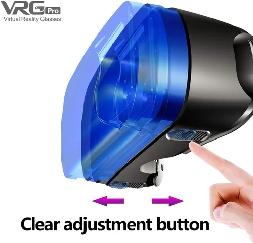 Miniatura 4 de 5 ~ 7 pulgadas VRG Pro 3D VR Gafas de realidad virtual pantalla completa Visual Gran Angular VR Gafas Caja para 5 a 7 pulgadas Smartphone Gafas