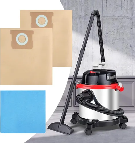 Miniatura 8 de KEEPOW Paquete de 11 (9+2) 19-3100 bolsas para aspiradora Stanley de 5 a 6 galones para aspiradoras húmedas/secas, bolsas de filtro desechables