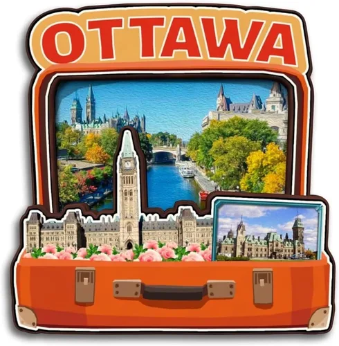 Miniatura 19 de Kitchener Ontario Canada - Imán para nevera de madera 3D, madera 3D, hecho a mano, recuerdos de la ciudad, imán para nevera, decoración del hogar