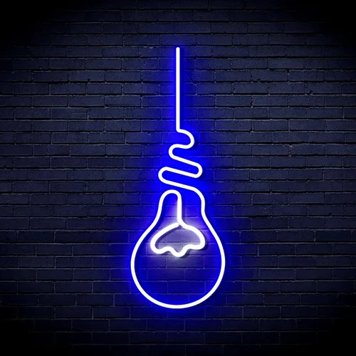 Miniatura 19 de AdvPro Muestra de neón LED de silicona flexible de bombilla - azul - st16s42-fnu0064-b
