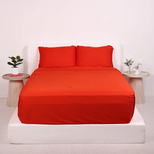 Miniatura 15 de THE LAD COLLECTIVE Juego de ropa de cama 2.0 – Juego de sábanas y fundas de almohada de 4 piezas, mezcla de algodón personalizada, suave, cómodo