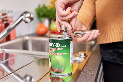 Miniatura 6 de Rösle Abrelatas de acero inoxidable con agarre de alicates, 7 pulgadas