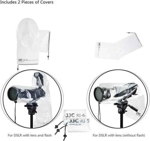 Miniatura 7 de JJC 2 tipos de cámaras réflex réflex para cámara réflex digital Canon Nikon Fujifilm Sony Olympus Panasonic Pentax Sigma con lente y flash PE