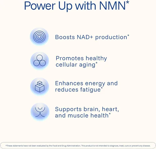 Miniatura 3 de ProHealth NMN Pro Lozenges, 30 Lozenges Uthever® NMN, NAD+ Precursor for Cellular Energy, Mitochondrial Support & Healthy Aging, USA Manufactured