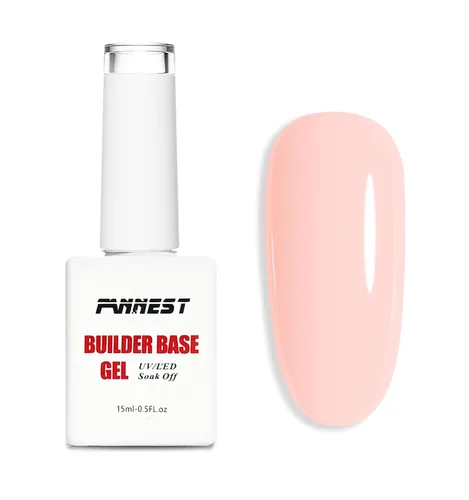 Miniatura 9 de Kit de Gel Constructor Gel Base de Goma Esmalte de Uñas, 15ml*2pcs (0.51 fl oz x 2 piezas) Para Engrosamiento de Uñas, Extensión de Fortalecimiento