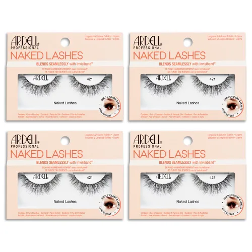 Miniatura 9 de Pestañas postizas naturales Ardell Naked Lashes 429 con Invisiband - Pestañas postizas naturales, pestañas postizas de volumen sutil para uso