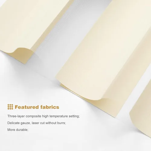 Miniatura 7 de Persianas de cebra Changshade para ventanas interiores con filtro de luz, persianas de cebra con cordón para puertas corredizas de vidrio