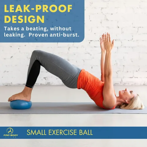 Miniatura 3 de ProBody Pilates Bola de Pilates de 9 Pulgadas - Pequeña Pelota de Ejercicio para Estabilidad, Barra, Núcleo, Entrenamientos Abdominales, Yoga