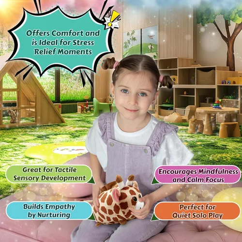 Miniatura 3 de Animales de peluche para niños, suaves y tiernos, decoración de guardería para niños y niñas, bosque y duodécimo regalo impresionante