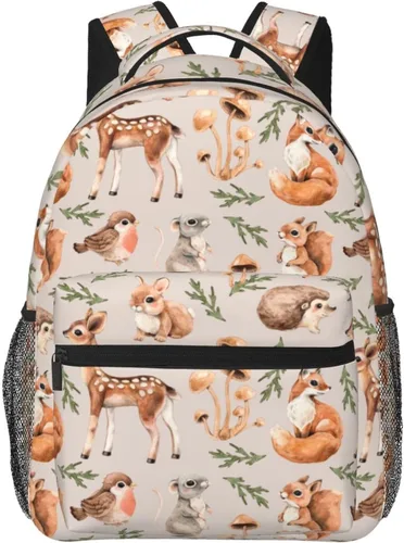 Miniatura 7 de Fiokroo Mochila escolar para estudiantes, adolescentes, hombres y mujeres, mochilas para laptop, mochila de viaje con múltiples bolsillos, Mochila a