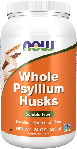 Miniatura 8 de NOW Suplementos, cáscaras enteras de psyllium, proyecto verificado sin OMG, fibra soluble, 16 onzas