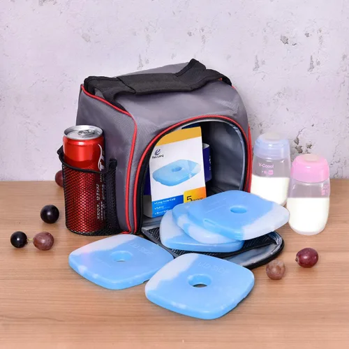 Miniatura 9 de Paquete de hielo frío de ladrillo reutilizable de larga duración fresco delgado congelador paquete refrigerador para loncheras bolsa