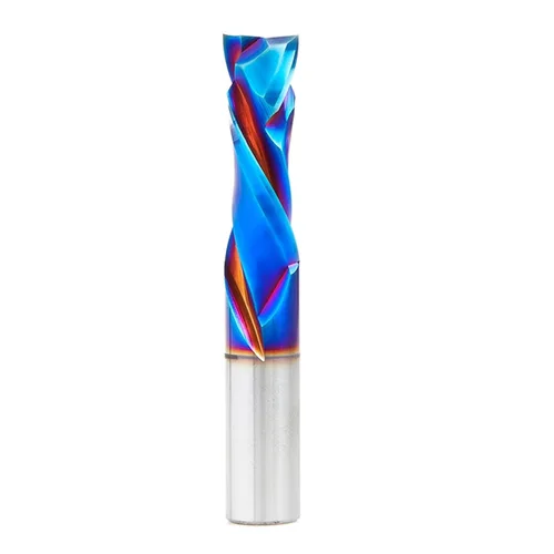 Miniatura 13 de Amana Tool Spektra Extreme Tool Life - Broca de router espiral de compresión CNC de carburo sólido, 46010-K, 3/8 D x 1-1/8 CH x 3/8 vástago x 3