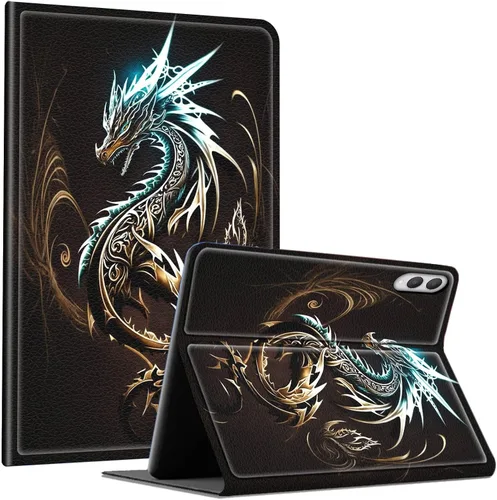 Miniatura 17 de Slim Case for Samsung Galaxy Tab S10 Lite / S10 FE / S9 FE 10.9" & Galaxy Tab S9 11", Multi-Angle Stand PU Leather Smart Folio Cover with Soft TPU