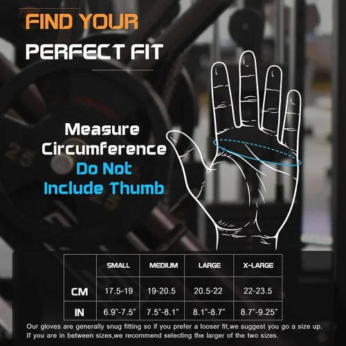 Miniatura 6 de sunnex Guantes de entrenamiento para mujer – Guantes de levantamiento de pesas transpirables con acolchado de silicona antideslizante, guantes