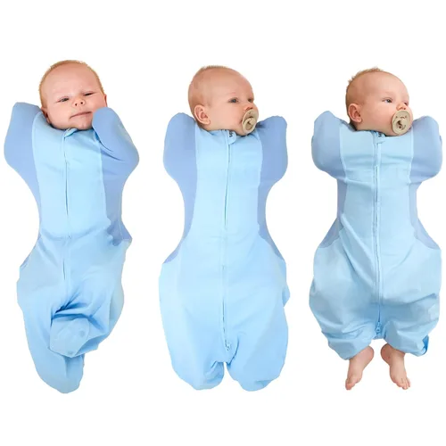 Manta para recién nacidos, mantas para bebés de 0 a 3 meses, 5-13 libras, manta con brazos arriba para recién nacidos de 0 a 3 meses, con tela que