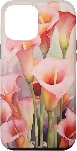 Miniatura 25 de iPhone 13 Pro Calla Lilies Flower Floral Watercolor Case