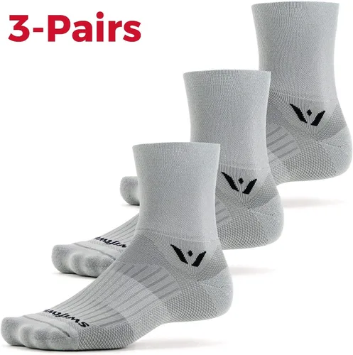 Miniatura 2 de Swiftwick - ASPIRE CUATRO (3 pares) calcetines de ciclismo y senderismo, ajuste de compresión
