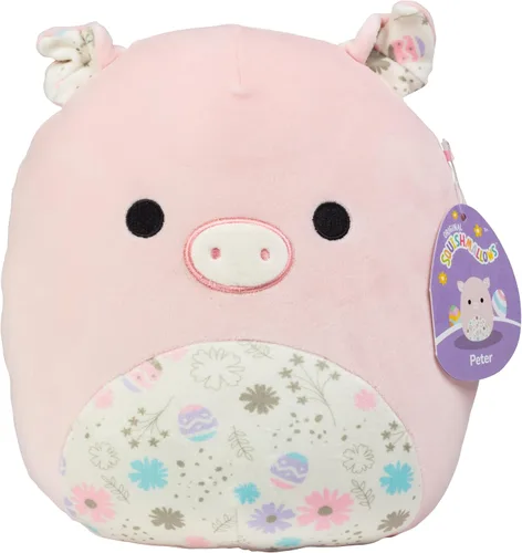 Squishmallows Peter The Pig original de 10 pulgadas – Peluche oficial de Jazwares – Juguete de peluche coleccionable suave y blando – Regalo para